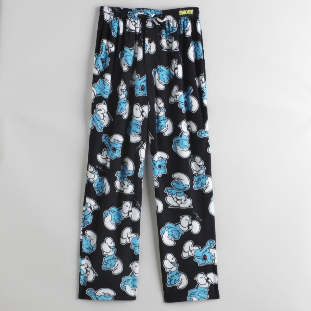 Paramount Men's Smurf Lazy Printed Fleece Pant