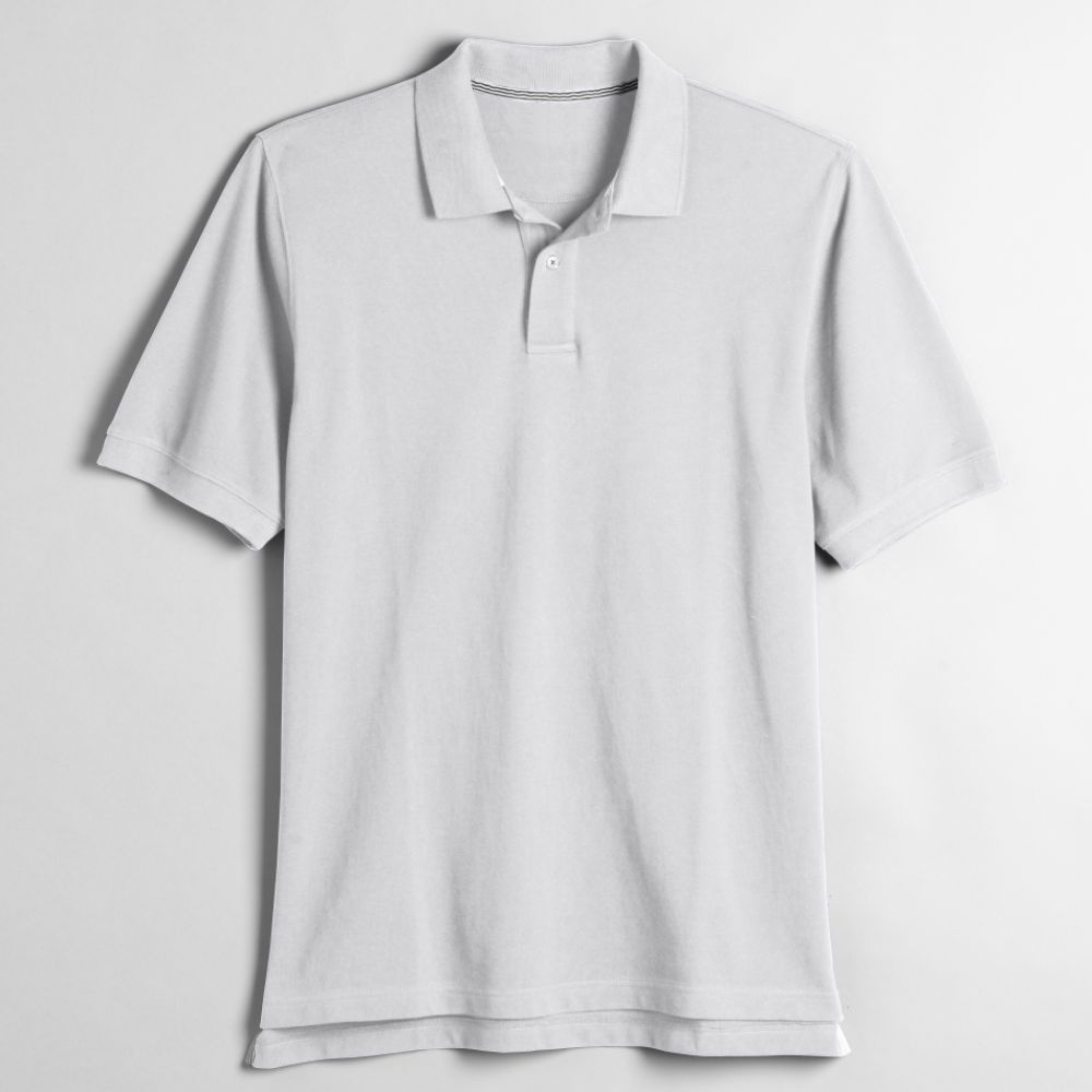 Basic Editions Men's Big & Tall Solid Pique