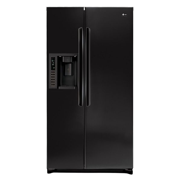 Lg Black 26.5 Cu. Ft. Side-by-side Refrigerator - LSC27921