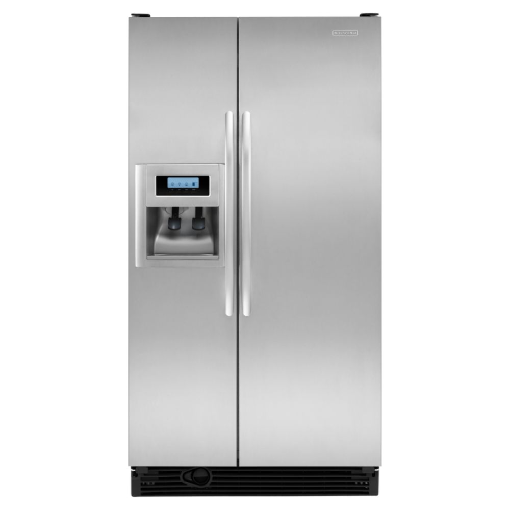 KitchenAid Stainless Steel 21.6 cu. ft Series II Side-By-Side Refrigerator (KSRV22FV) ENERGY STAR?