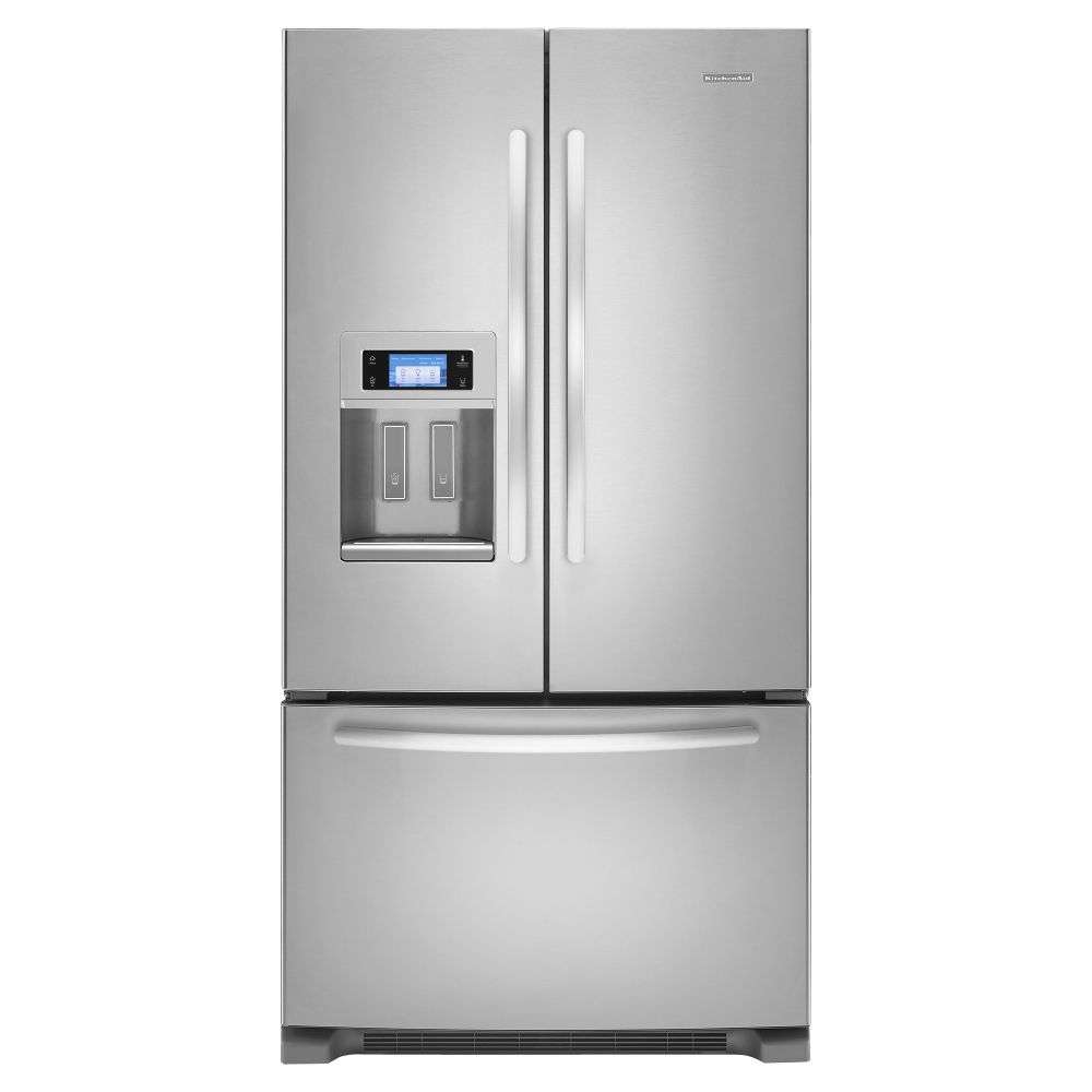 KitchenAid 26.6 cu. ft. French Door Bottom Freezer Refrigerator w/ Dispenser ENERGY STAR®