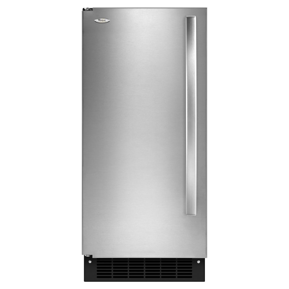 Whirlpool 15" Ice Maker - Stainless Steel