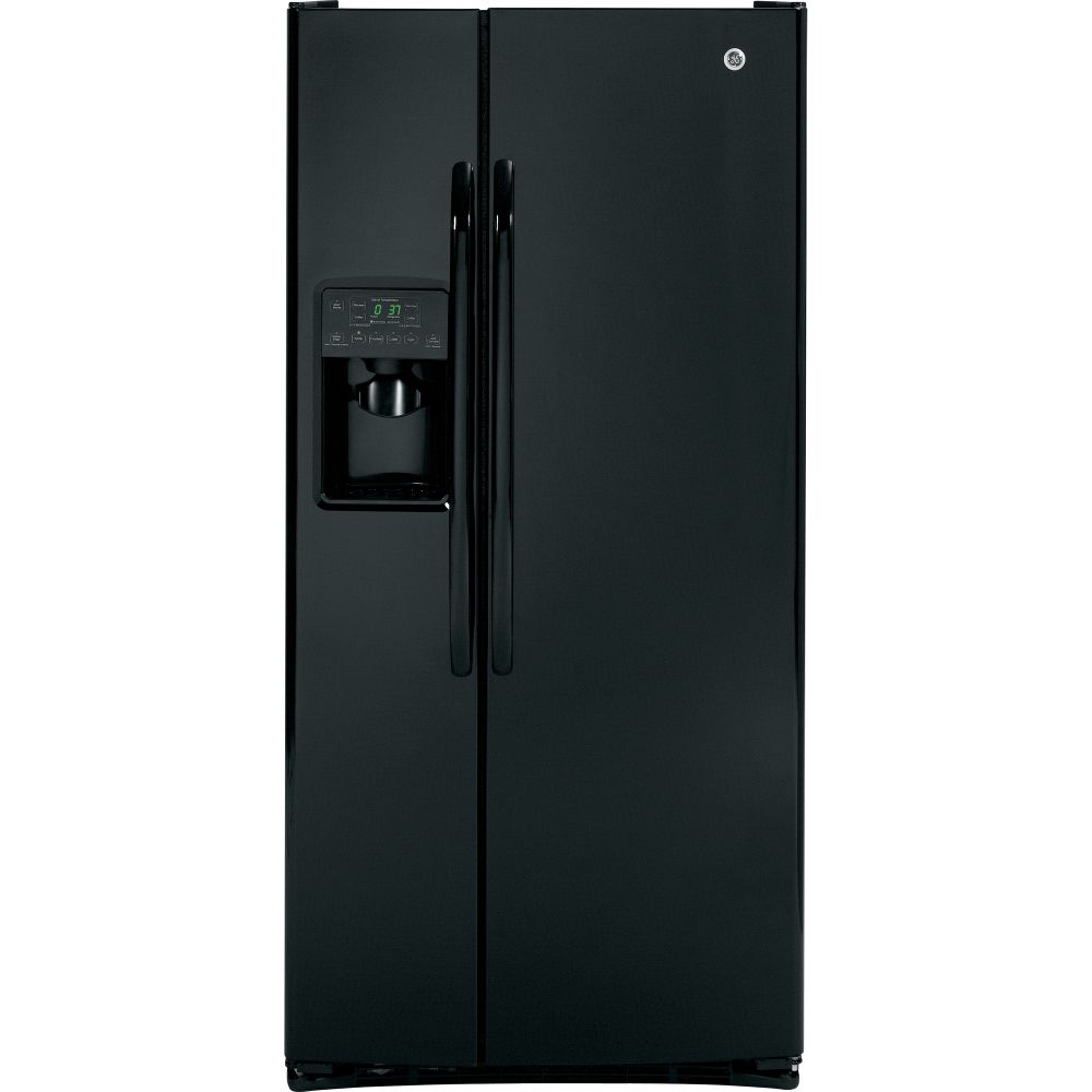 GE 23.1 cu. ft. Side-by-Side Refrigerator (GSHF3KGZBB) ENERGY STAR®