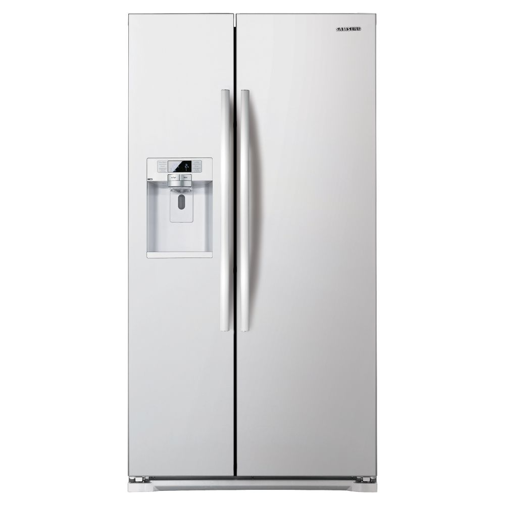 Samsung 24.1 cu. ft. Side-By-Side Counter-Depth Refrigerator, White ENERGY STAR® at Sears.com