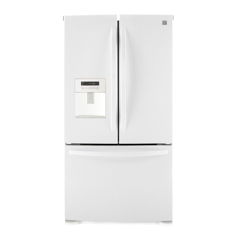 Kenmore White 25.0 cu. ft. Bottom Freezer Refrigerator (7101) ENERGY STAR®