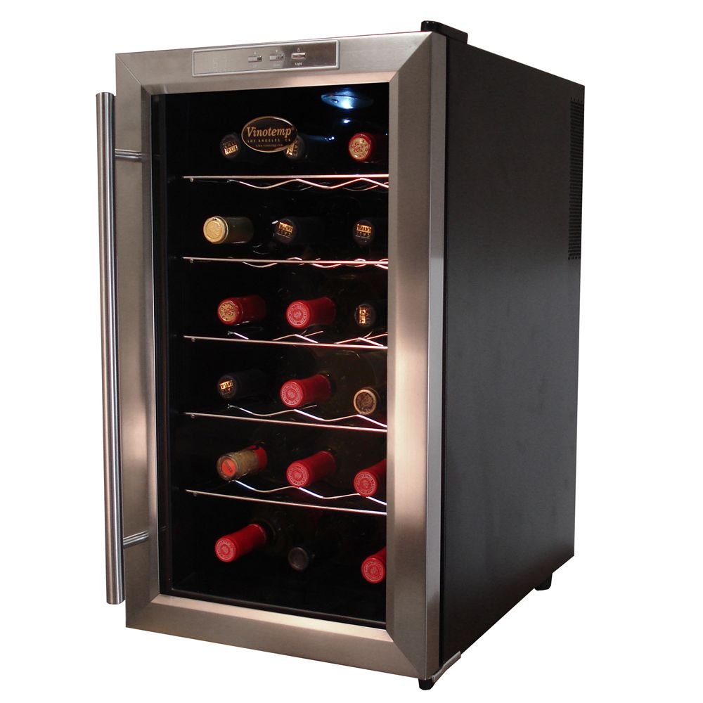 Vinotemp 18 Bottle Thermo-Electric Wine Cooler.