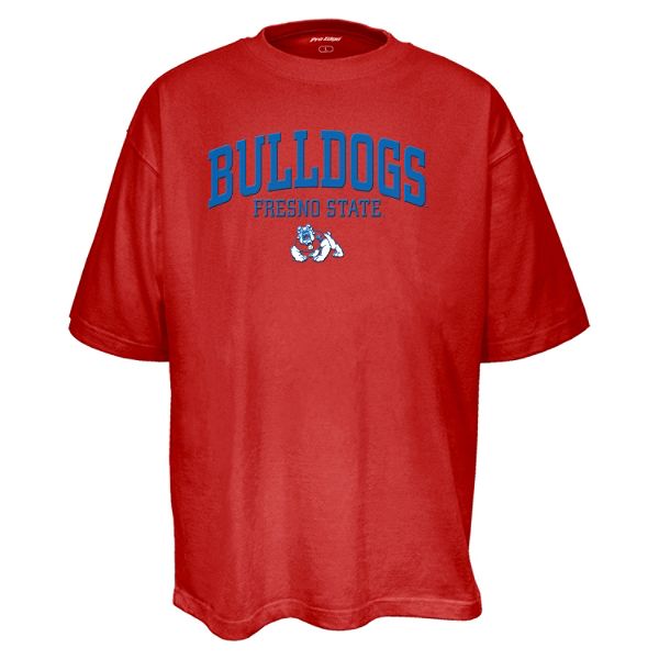 Ncaa Men's Fresno State Bulldogs Applique Tee Shirt