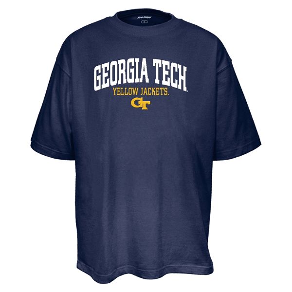 Ncaa Men's Georgia Tech Yellow Jackets Applique Tee Shirt
