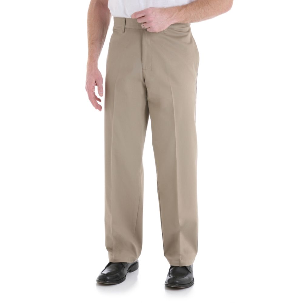 Timber Creek Men's Classic Fit Flat Front Casual Clearance Pant