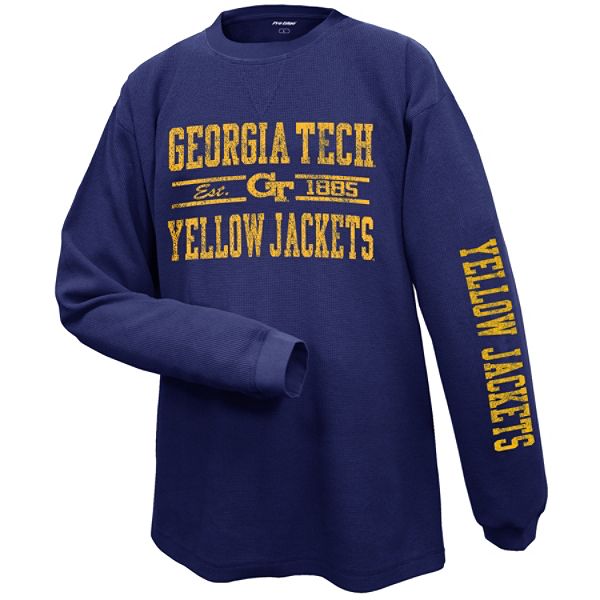 Ncaa Men's Georgia Tech Yellow Jackets Long Sleeve Thermal Tee