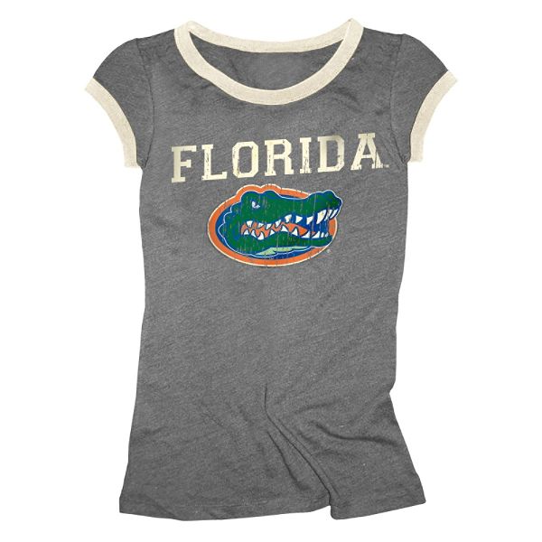 Ncaa Women's Short Sleeve Florida Gators Print Scoop Neck T-shirt