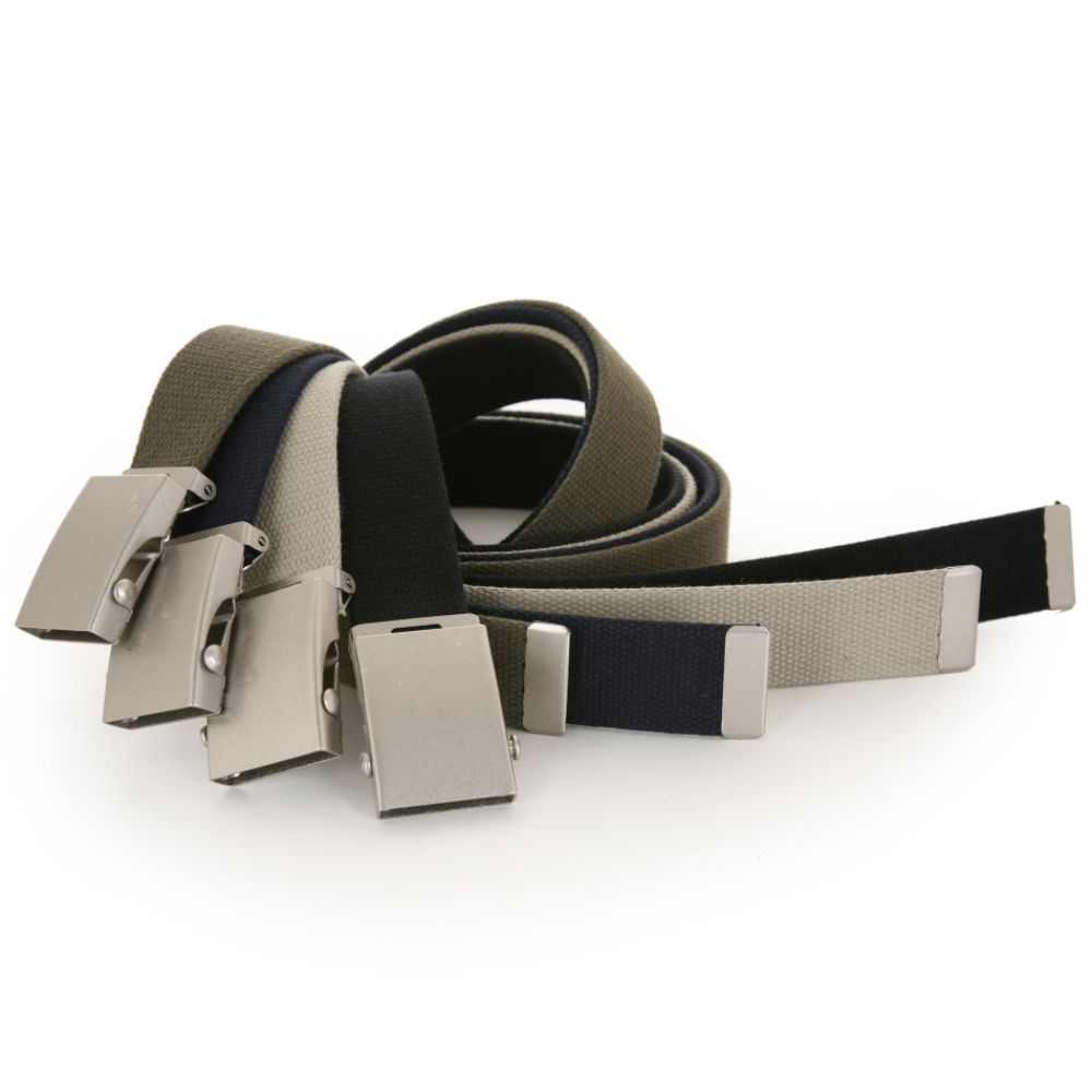 Wrangler Men's Hero Woven Belt - Navy - One Size Fits Most