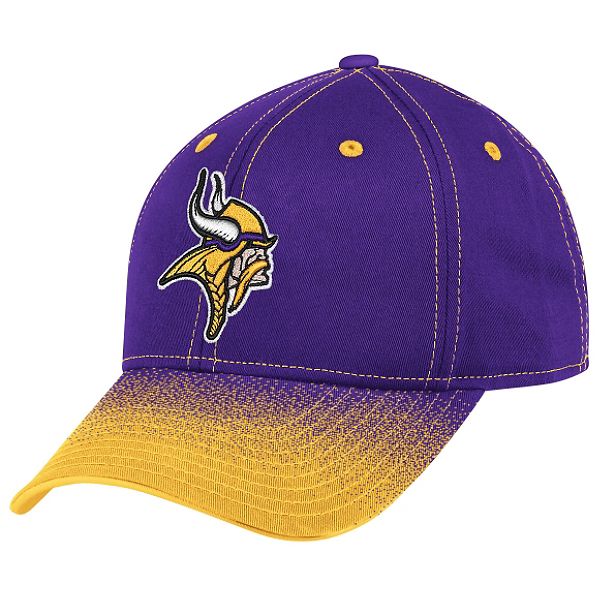 Nfl Men's Adjustable Minnesota Vikings Hat - One Size Fits All -