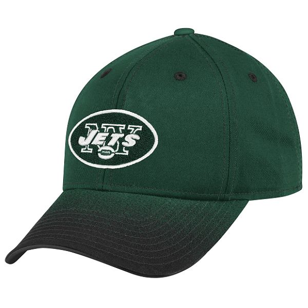Nfl Men's Adjustable New York Jets Hat - One Size Fits All -