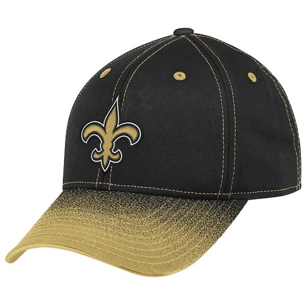 Nfl Men's Adjustable New Orleans Saints Hat - One Size Fits All -