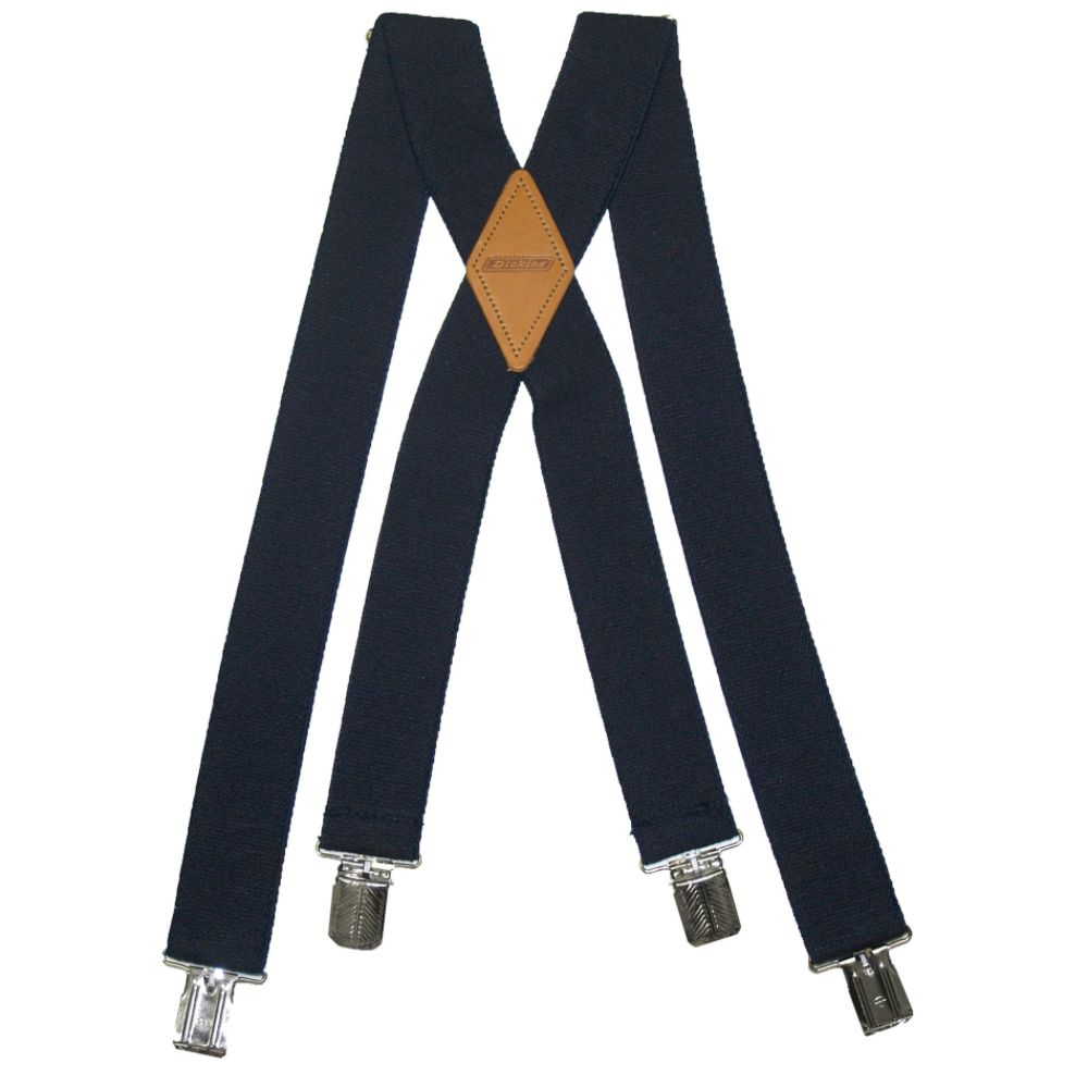 Dickies Men's Metal Clip With Logo Navy Work Suspender at Kmart.com