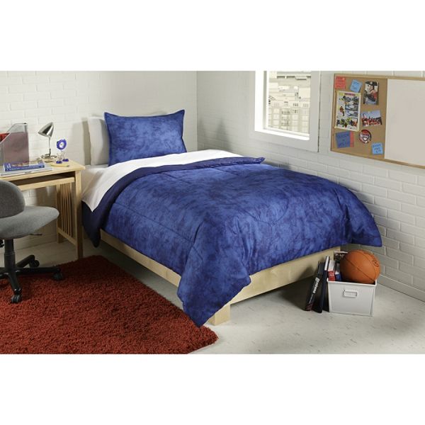 COEXIST by Cannon Mini Comforter Set Navy Acid Wash 