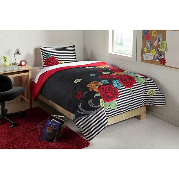 Coexist By Cannon Mini Comforter Set-steampunk Floral