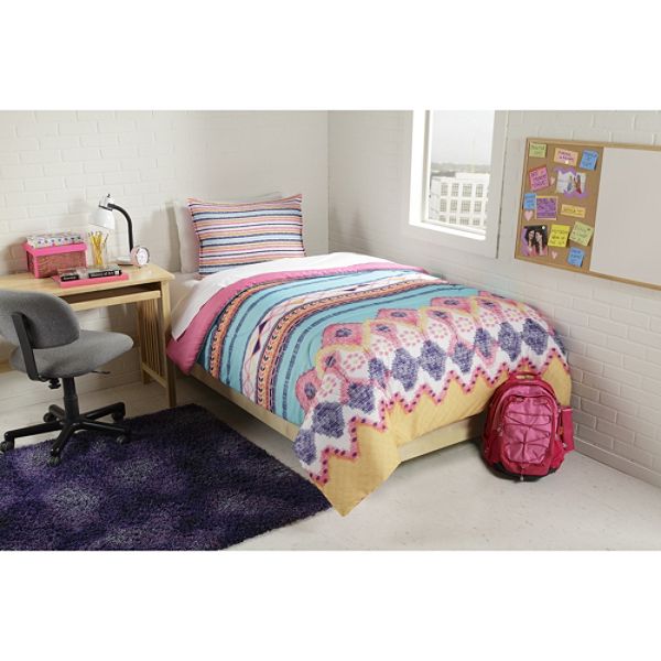Coexist By Cannon Mini Comforter Set Ikat Stripe