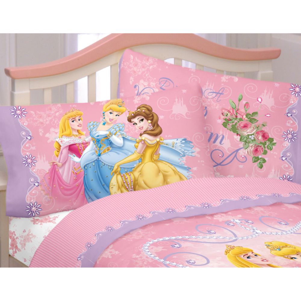 Disney Loving Hearts Princess Sheet Set