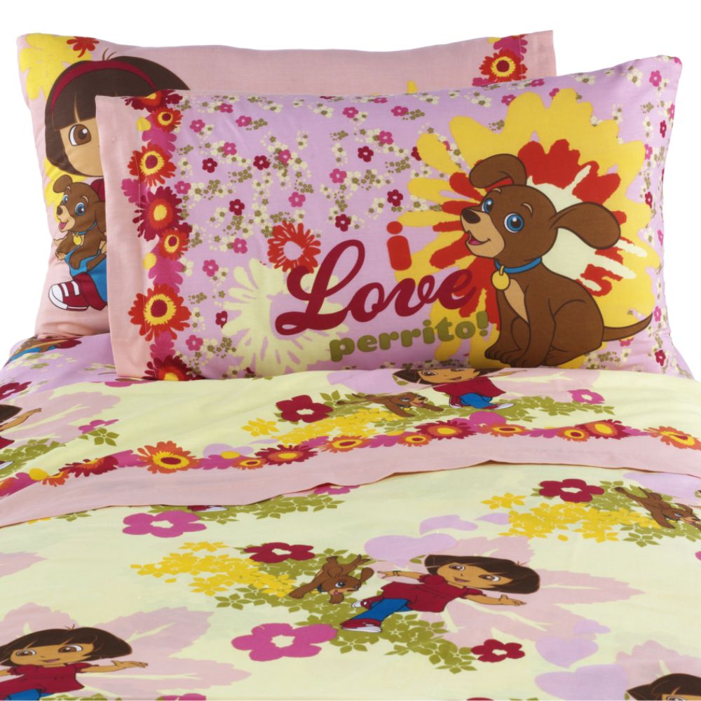 Nickelodeon Dora And Puppy Sheet Set at Kmart.com
