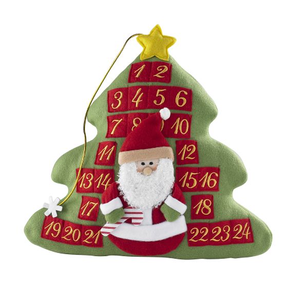 Trim A Home Christmas Countdown Pillow