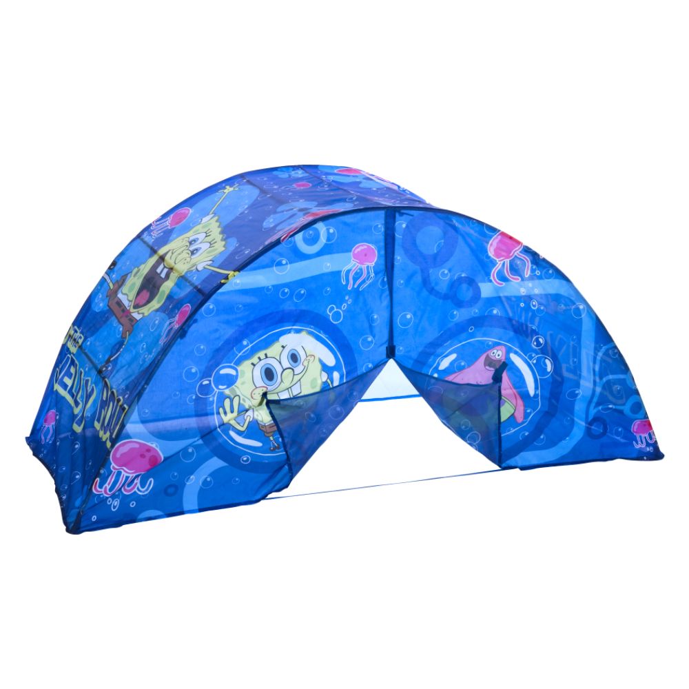 Toddler  Tents on Nickelodeon Spongebob Bed Tent With Bonus Pushlight Reviews   Mysears