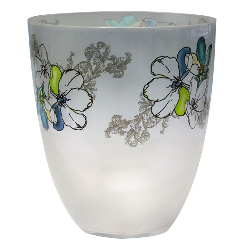 Jaclyn Smith Today Abstract Floral Wastebasket
