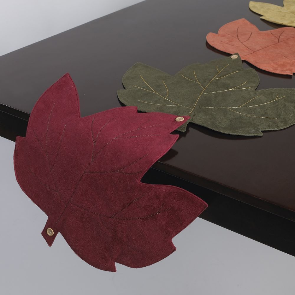 Essential Home Endcap Leaf Runner - Button Leaf