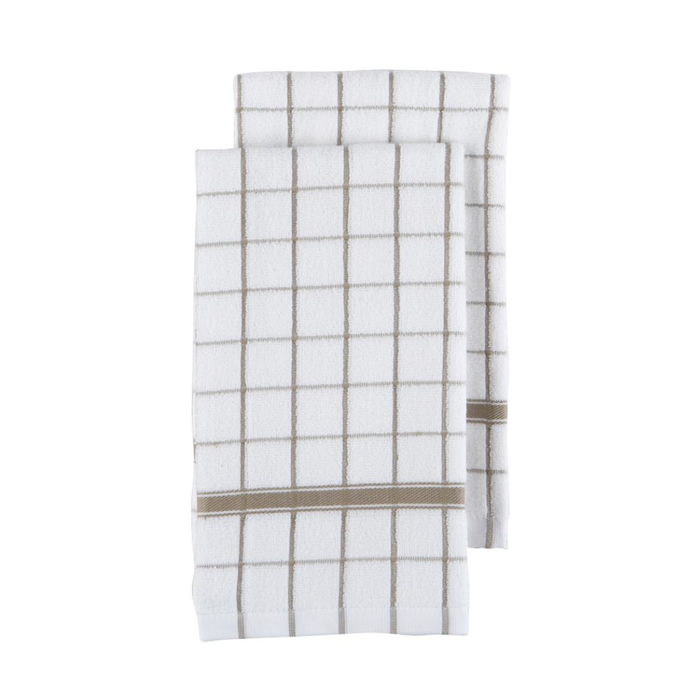Essential Home 2 Pack Kitchen Towels
