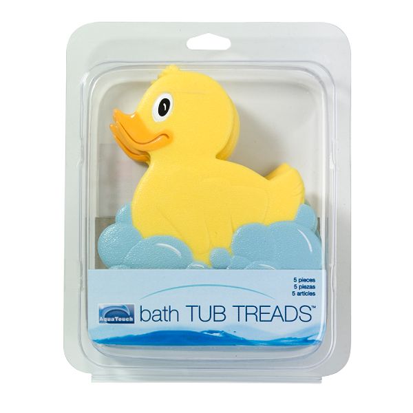 Aqua Touch 5 piece Bath Tub Treads Ducks