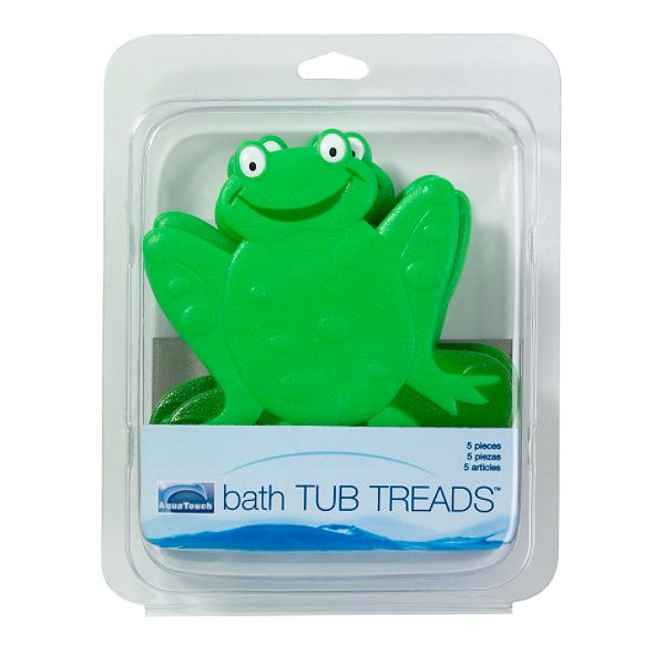 Aqua Touch 5-piece Bath Tub Treads - Frogs 86025
