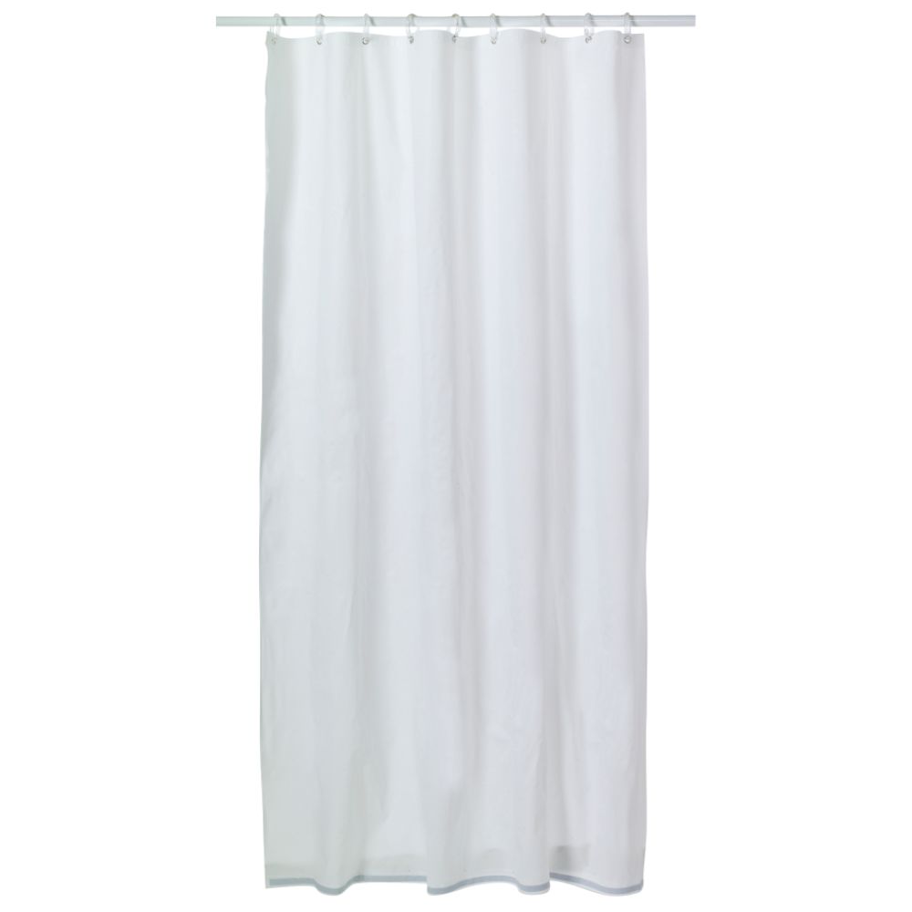 Essential Home Shower Stall Curtain Liner Heavy Duty White Vinyl PEVA at Kmart.com