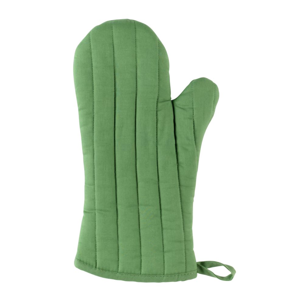 Essential Home Solid Oven Mitt Green