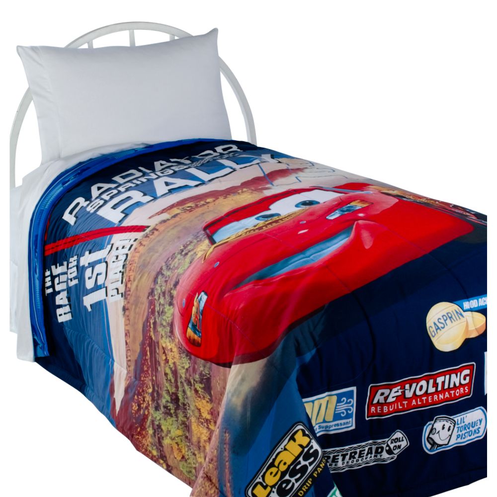 Disney Cars Bedding Twin on Disney Cars Light Up Twin Full Comforter