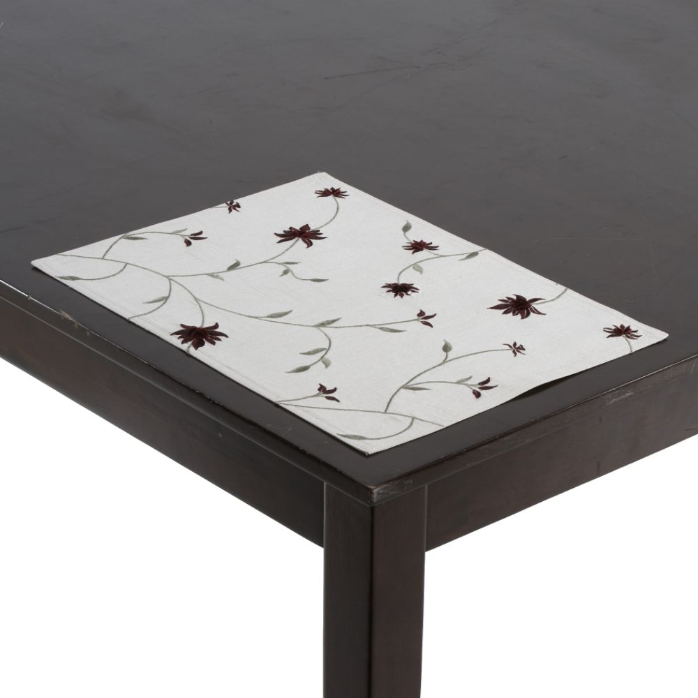 Jaclyn Smith Traditions Annie Embroidered Faux Silk Placemat at Kmart.com