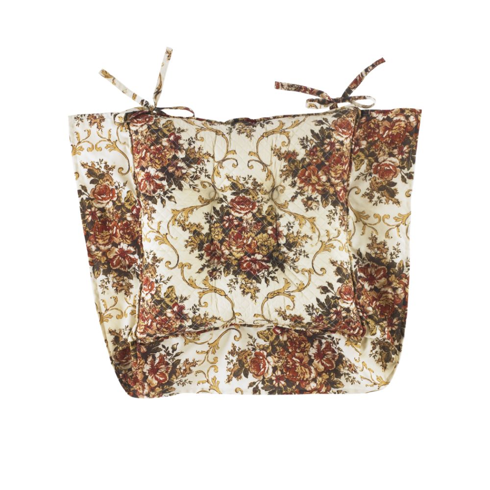 Country Living Bouquet of Roses Chair Pad