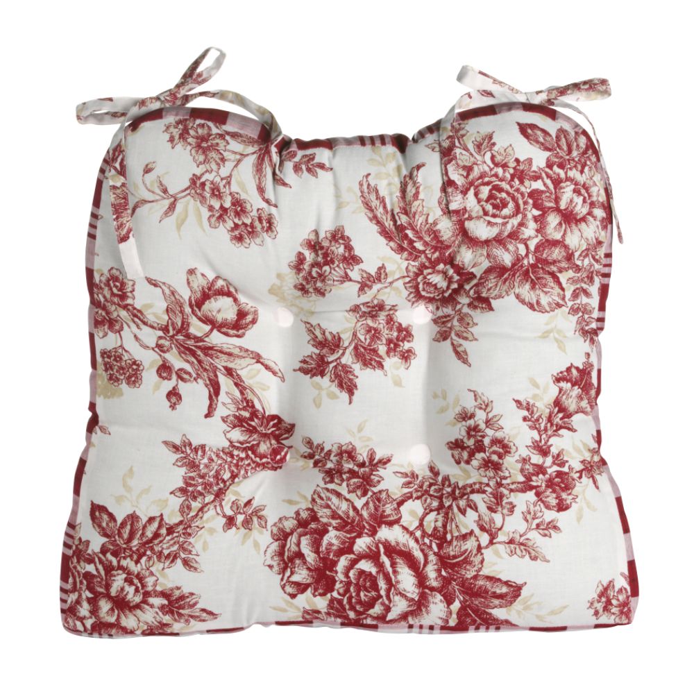 Country Living Classic Vintage Toile Chairpad