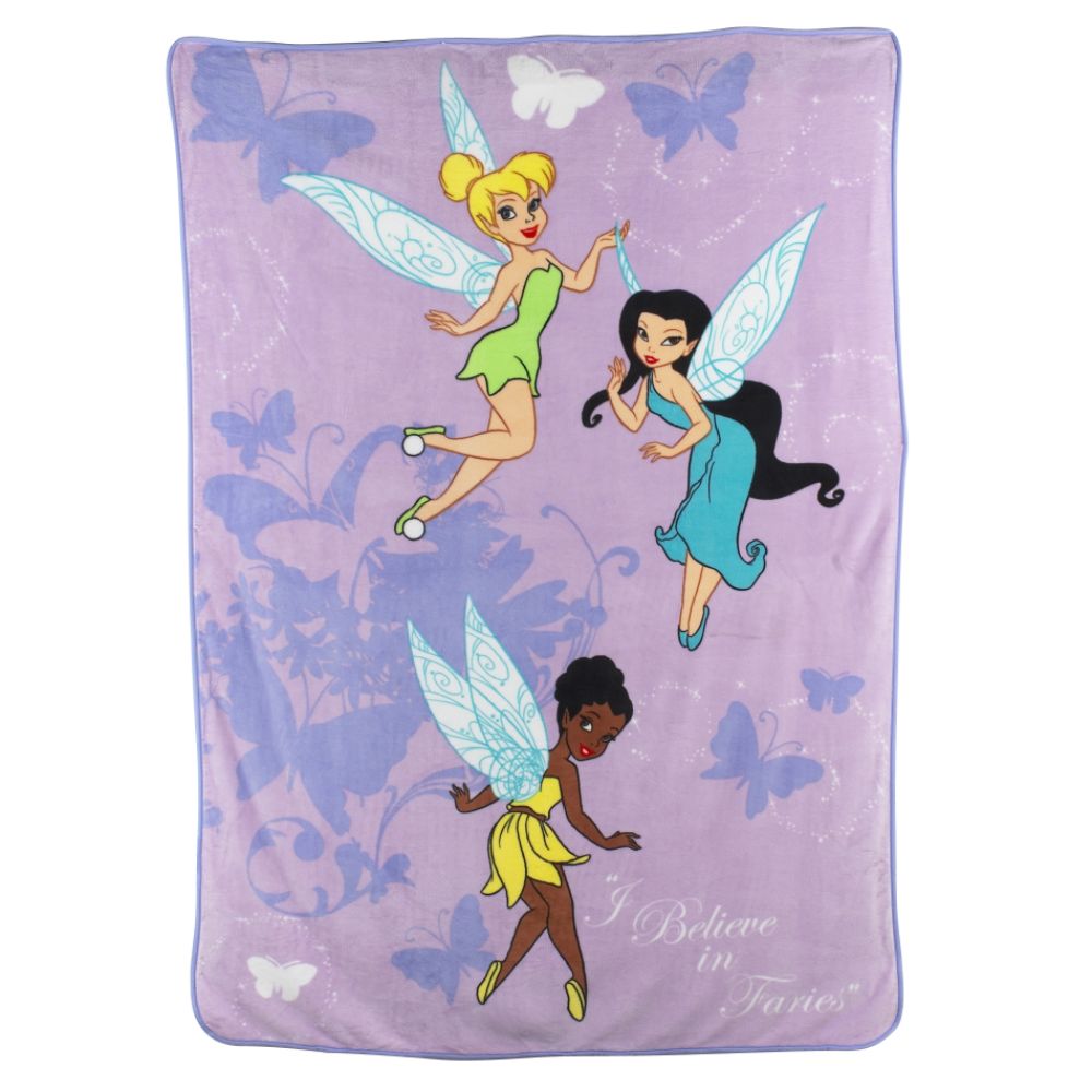 Disney Tinkerbell And Fairies Butterfly Micro Raschel Twin Blanket at Kmart.com