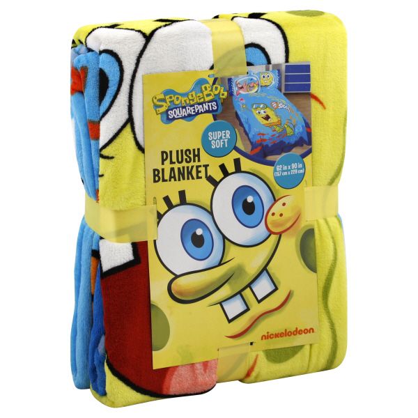 Nickelodeon Franco Manufacturing Plush Blanket  Nickelodeon Sponge Bob Square Pants, 1 blanket at Kmart.com