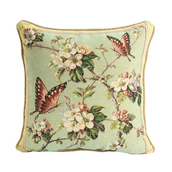 Essential Home Butterfly Tapestry Decorative Pillow - 20in. x 20in. 
