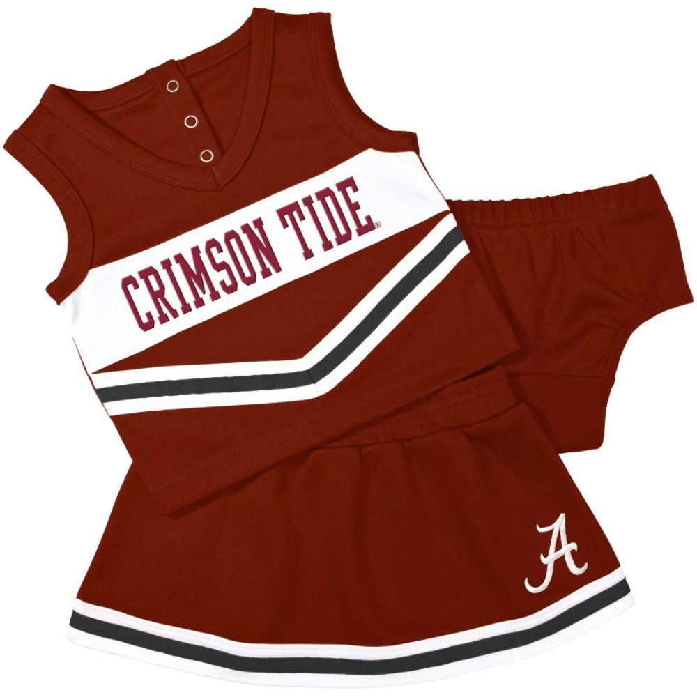NCAA Newborn & Infant Girl's Alabama Crimson Tide 3-piece Cheerleader Set