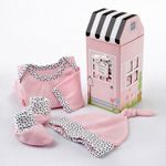 Baby Aspen "Welcome Home Baby!" 3-Piece Layette Set in Keepsake Gift Box (Pink) at Kmart.com
