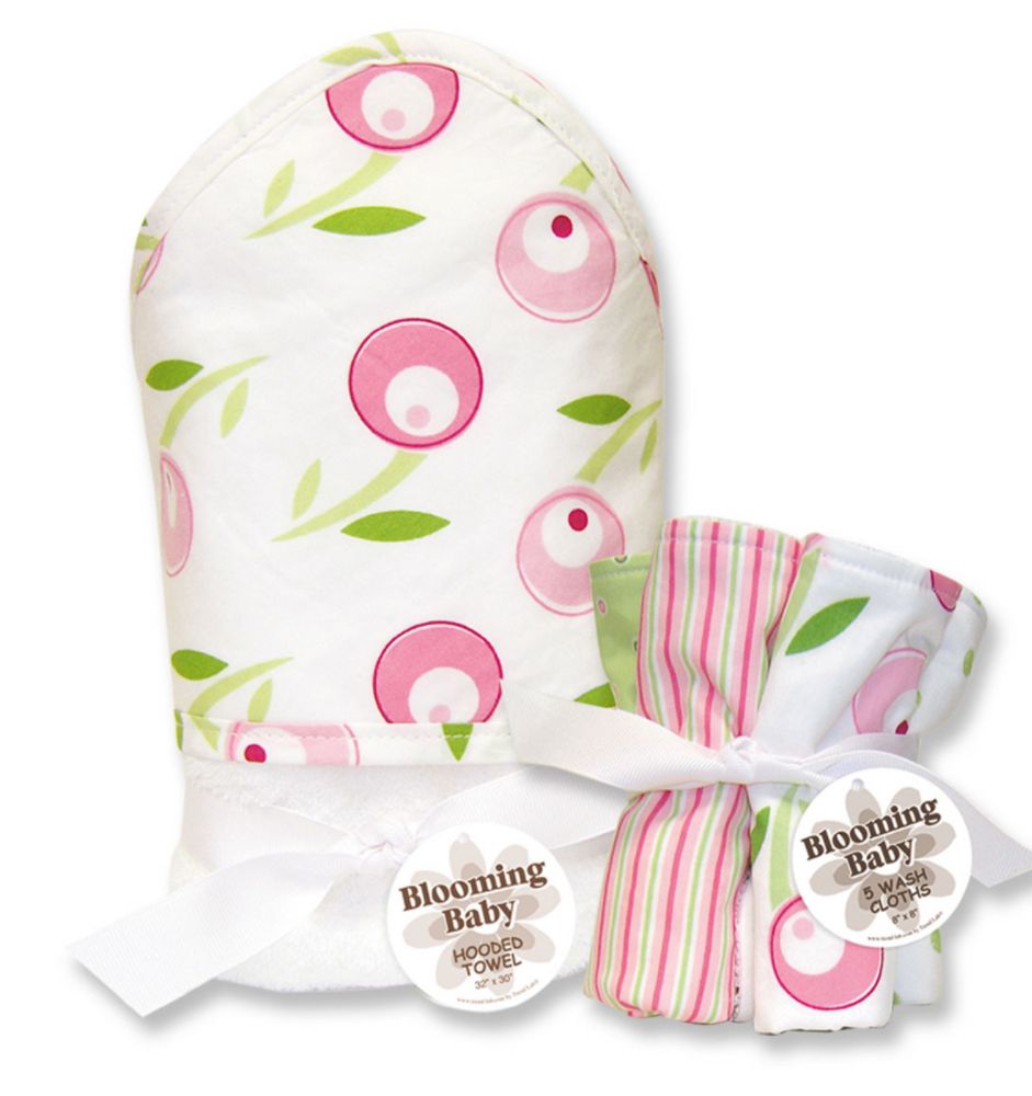 Trend-Lab Tulip Hooded Towel and Wash Cloth Set at Sears.com