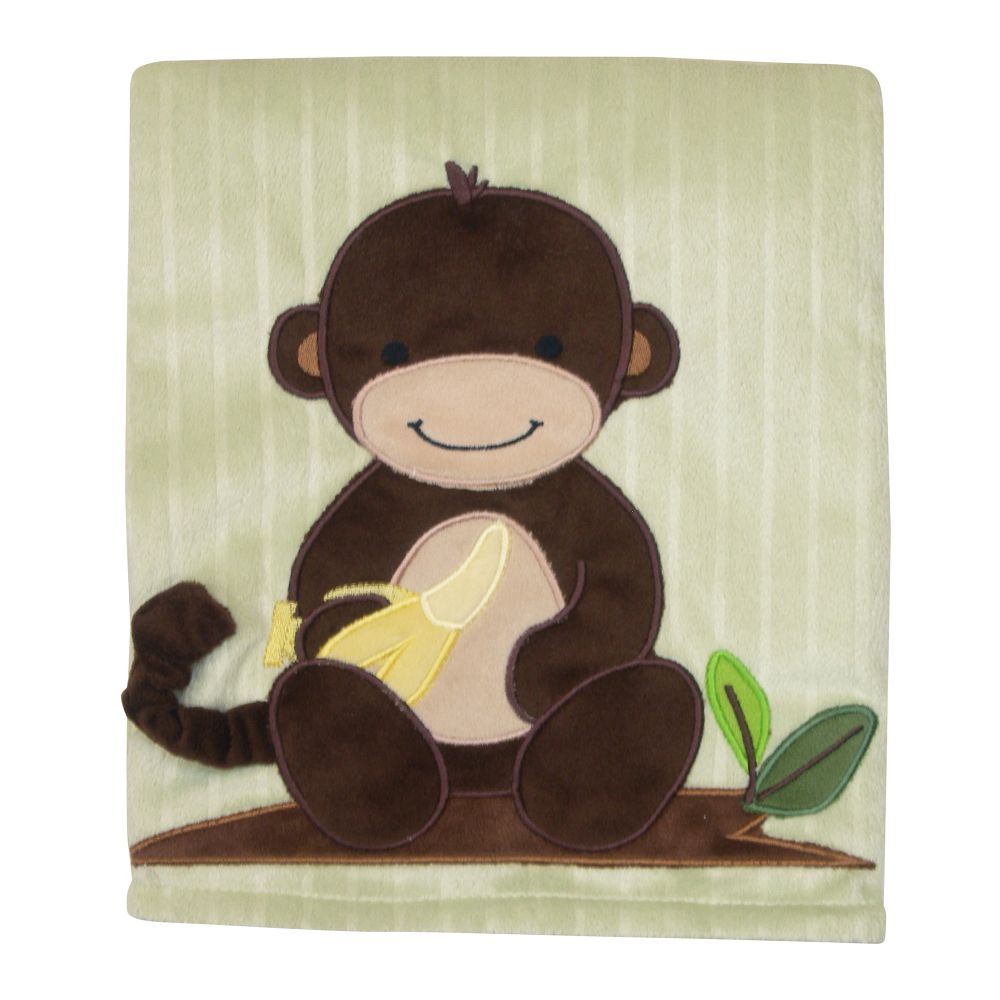 lambs & ivy bedtime originals curly tails plush monkey