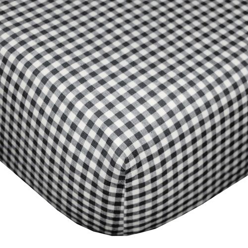 Tadpoles Classic Gingham Fitted Crib Sheets - Set of 2 - Black at Kmart.com