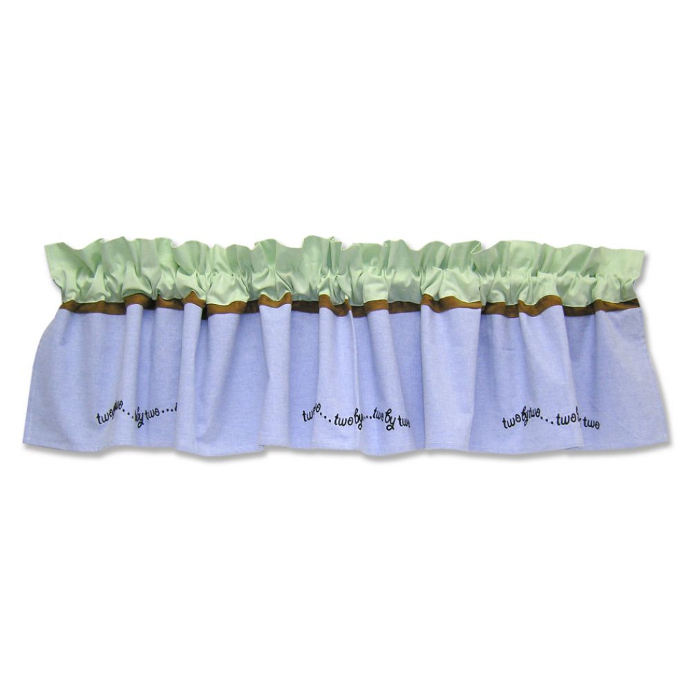 Seed Sprout Baby Bedding on Trend Lab Baby Noahs Ark Window Valance By
