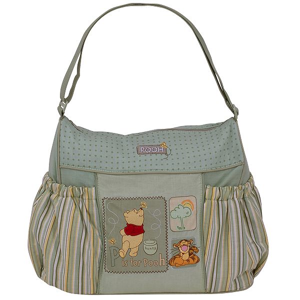 Cudlie Pooh Shoulder Diaper Bag Sage