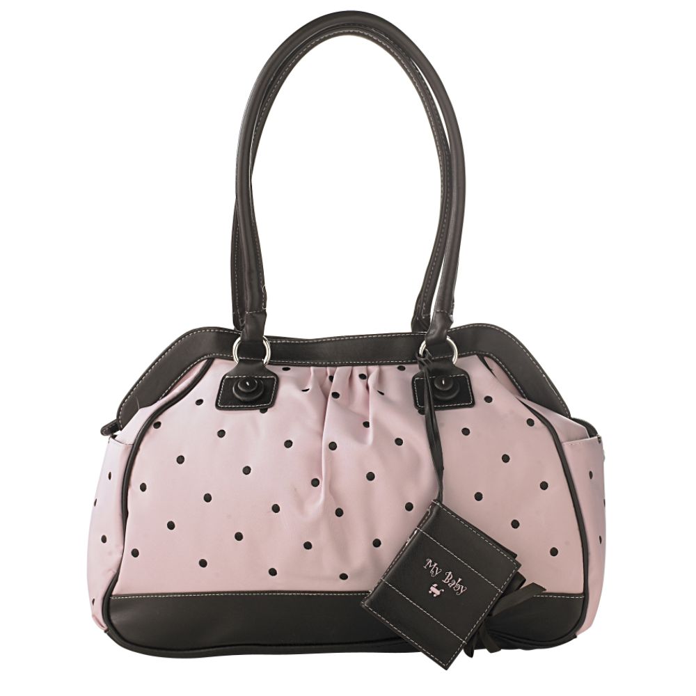 Baby Necessities on Baby Essentials Diaper Bag  Pink Brown