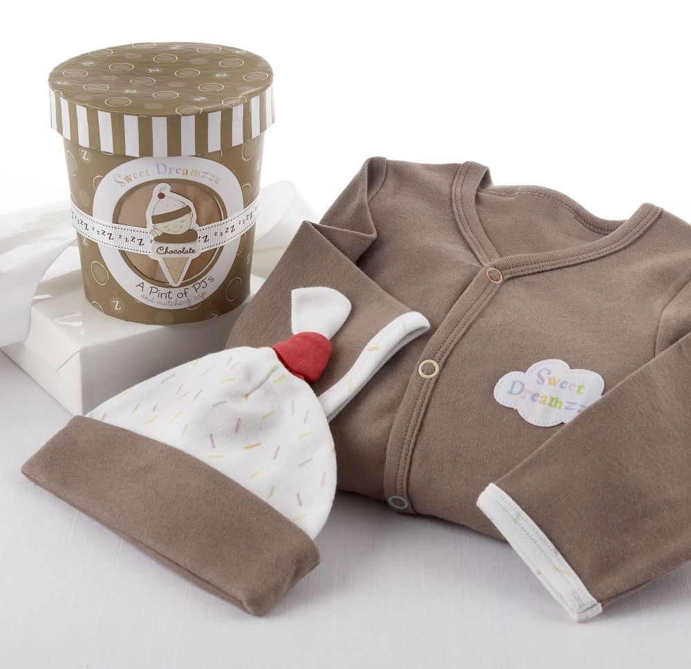 Baby Aspen "Sweet Dreamzzz" A Pint of PJ's Sleep-Time Gift Set, Chocolate at Kmart.com